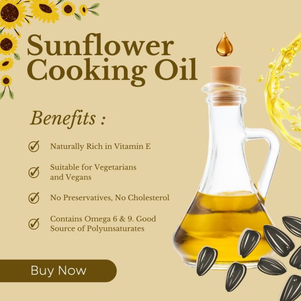 Sunflower Cooking Oil JT's Coconut Essence
