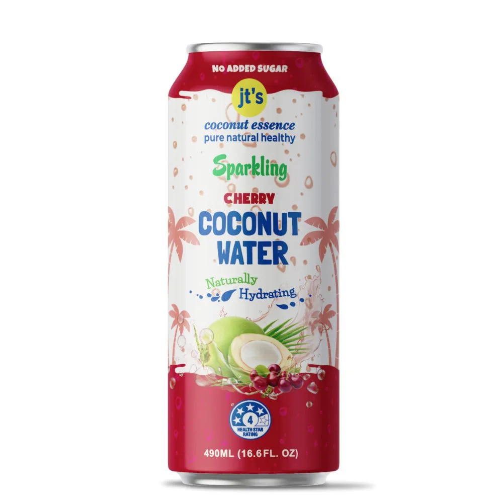 Sparkling Cherry Coconut Water 490ml x 12